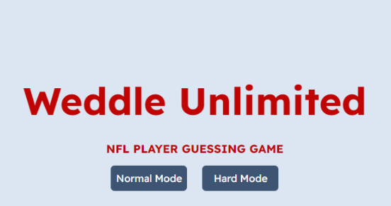 https //www.weddlegame.com Unlimited : Weddle NFL Wordle Game Link